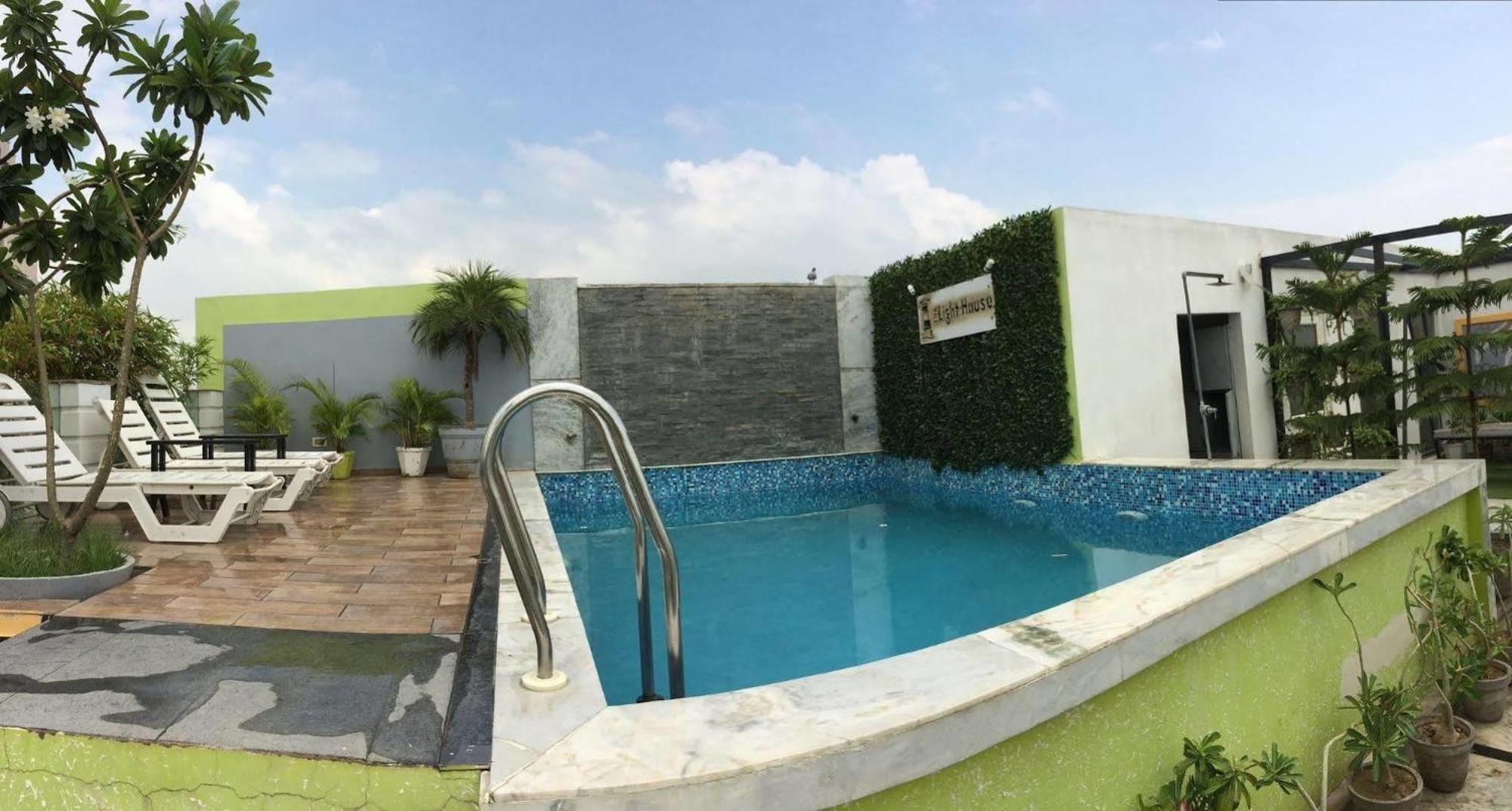 Hotel Sahibs Lighthouse - Swimming Pool Agra  Exterior foto